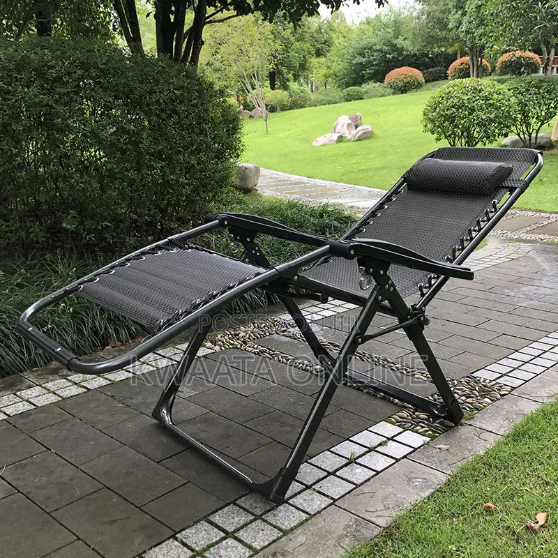 Garden Chair Adjustable Folding Recliner For Outdoor Patios Beach Camp