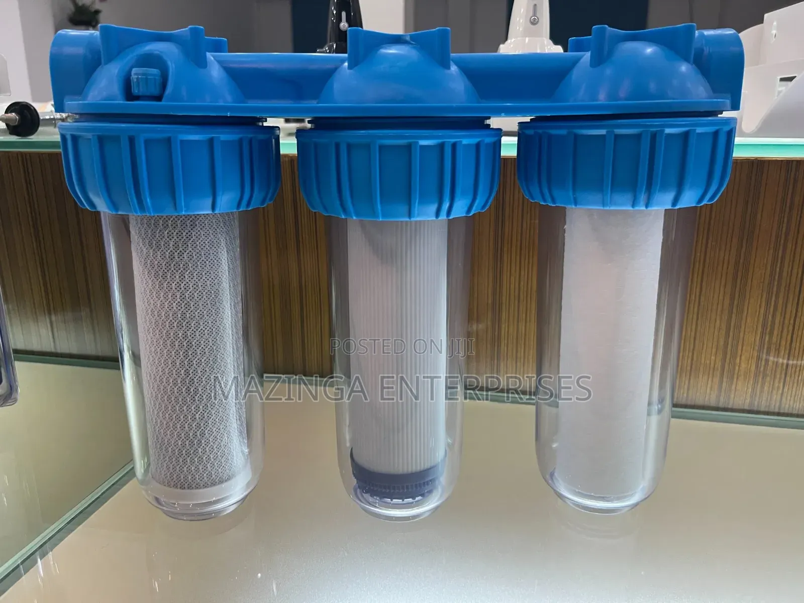 10" a-Class 3-Stage Water Filtration System Designed for Domestic Use.