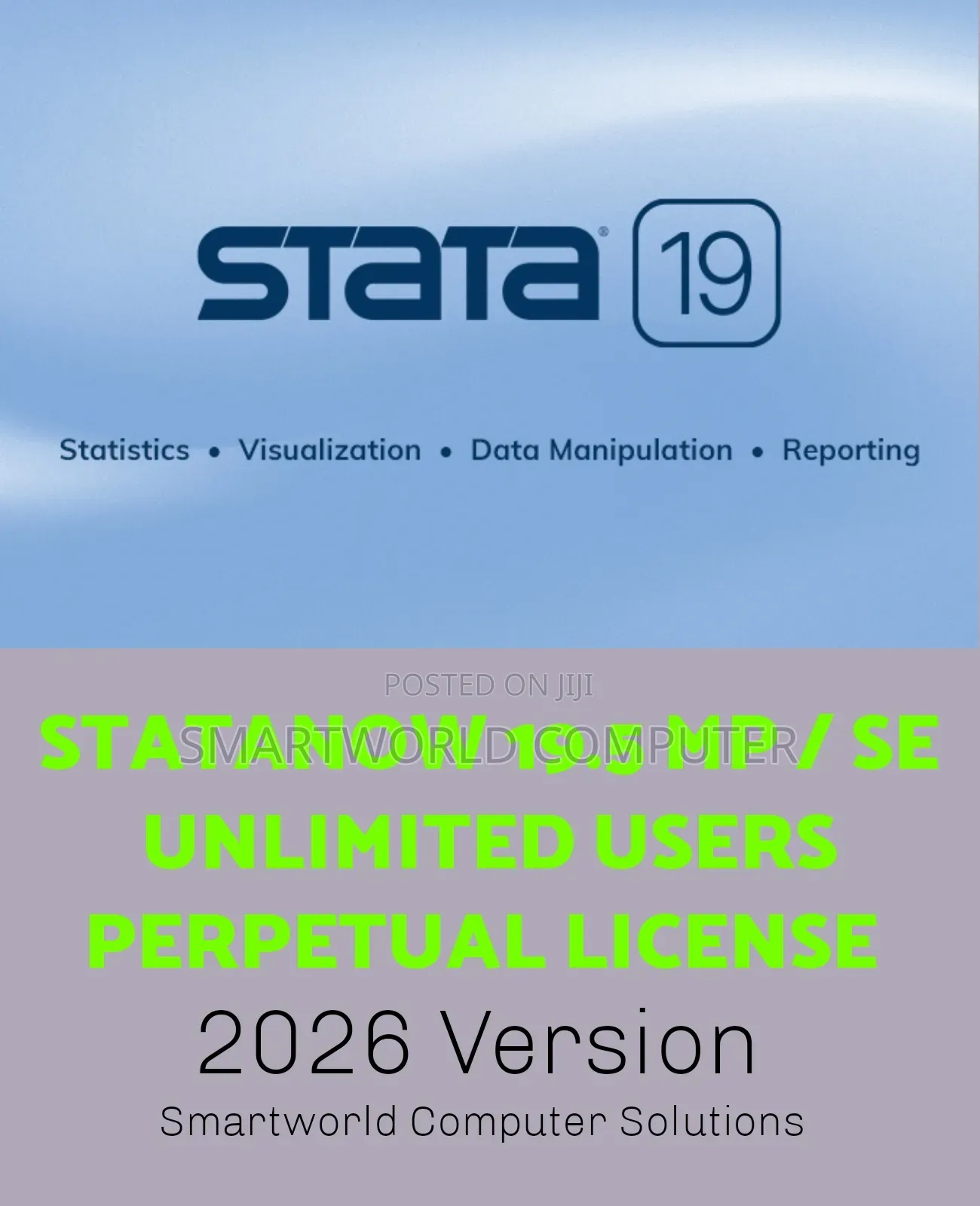 Statanow 19.5 Mp/Se Unlimited Users Perpetual License, Mega Discount