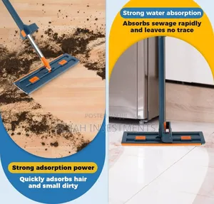 360° Rotating Hands Free Microfiber Flat Floor Mop