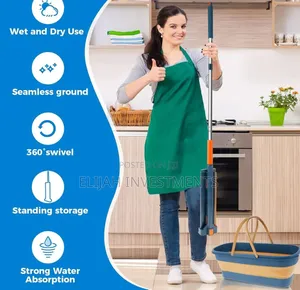 360° Rotating Hands Free Microfiber Flat Floor Mop