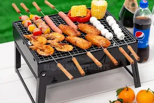 Stainless Steel Folding Portable Charcoal BBQ Grill