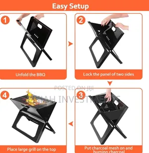 Moclever Foldable Charcoal Grill