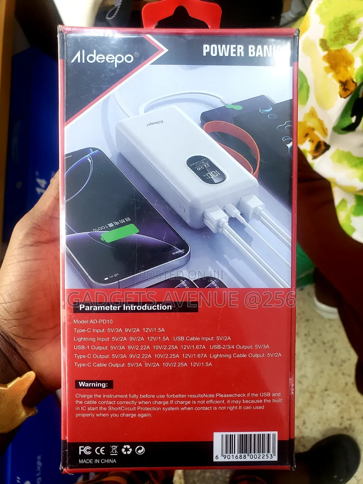 Aldeepo Ad-Pd10 Power Bank 30,000amh
