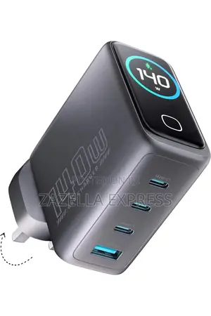 Powerology Volt Flow 140w Usb-C Charger, Wall Charger Type
