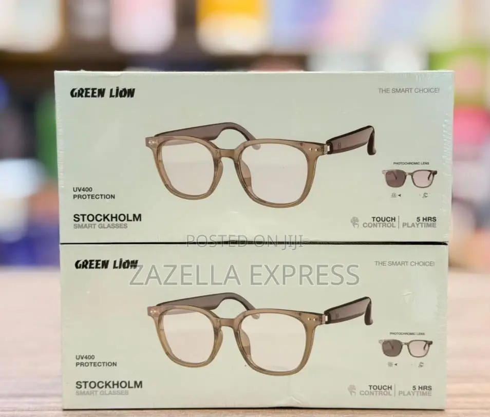 Green Lion Stockholm Smart Glasses (Uv400 Protection, Touch Control