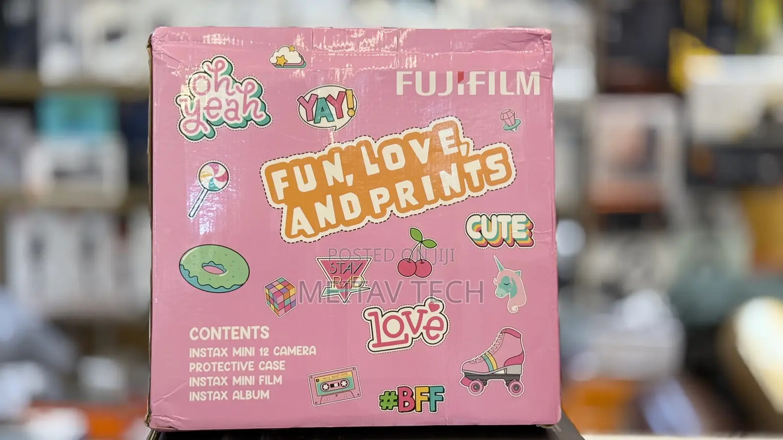 Fujifilm Instax Mini 12 Gift Box With 10 Sheets Film, Protective Case
