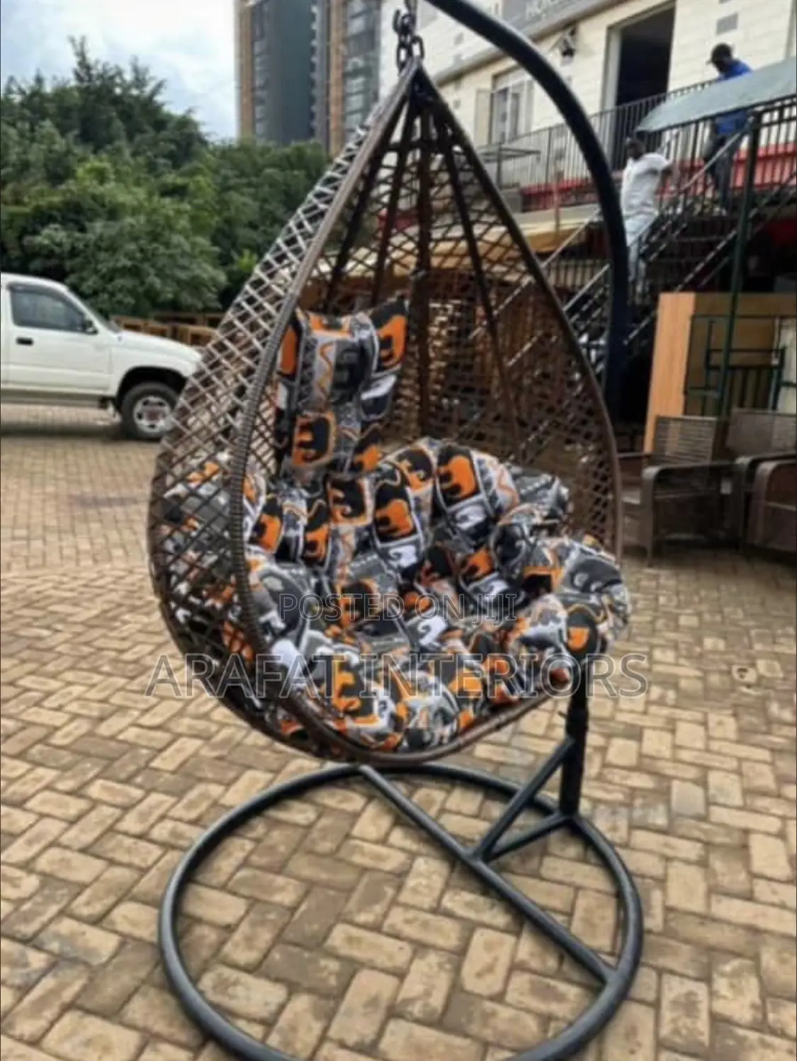 Our Hanging Egg Chair With Thick