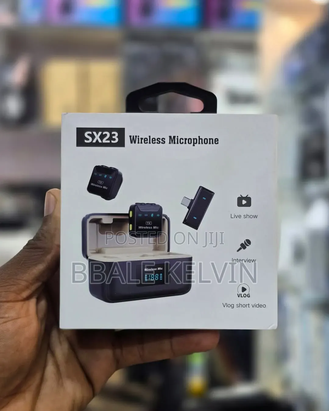 Sx23 Wireless Lavalier Microphone for Youtube Content Creators
