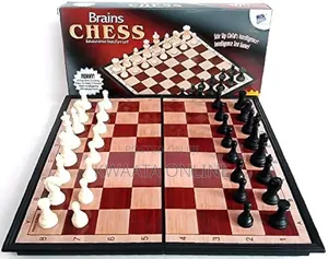 Brains Magnetic Chess Set With Folding Chess Board Educational Toys