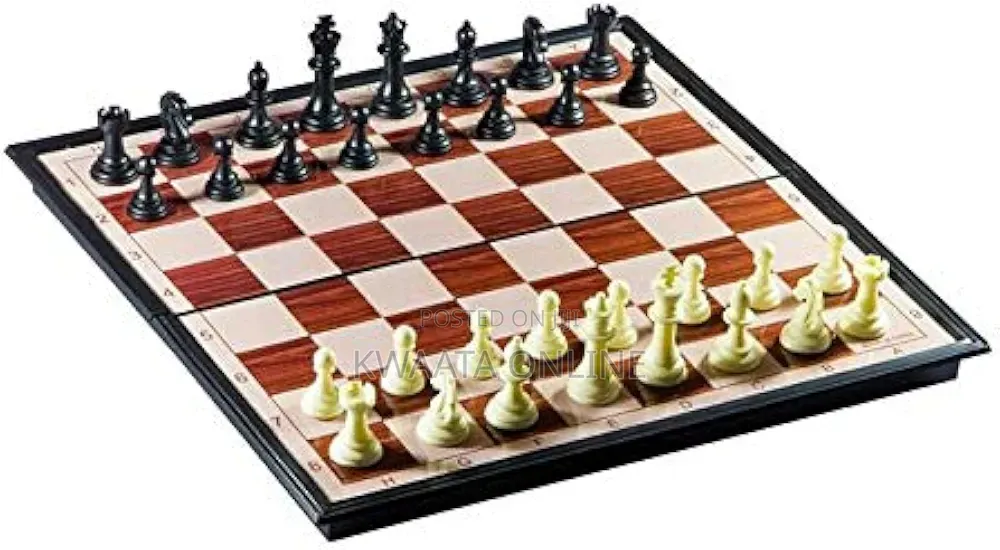 Brains Magnetic Chess Set With Folding Chess Board Educational Toys