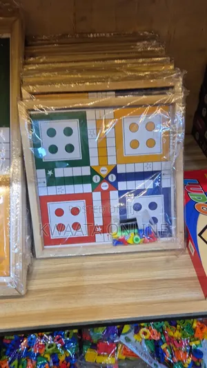 Wooden Ludo Board Game With Coins | 30cmx30cm, Kids Adults