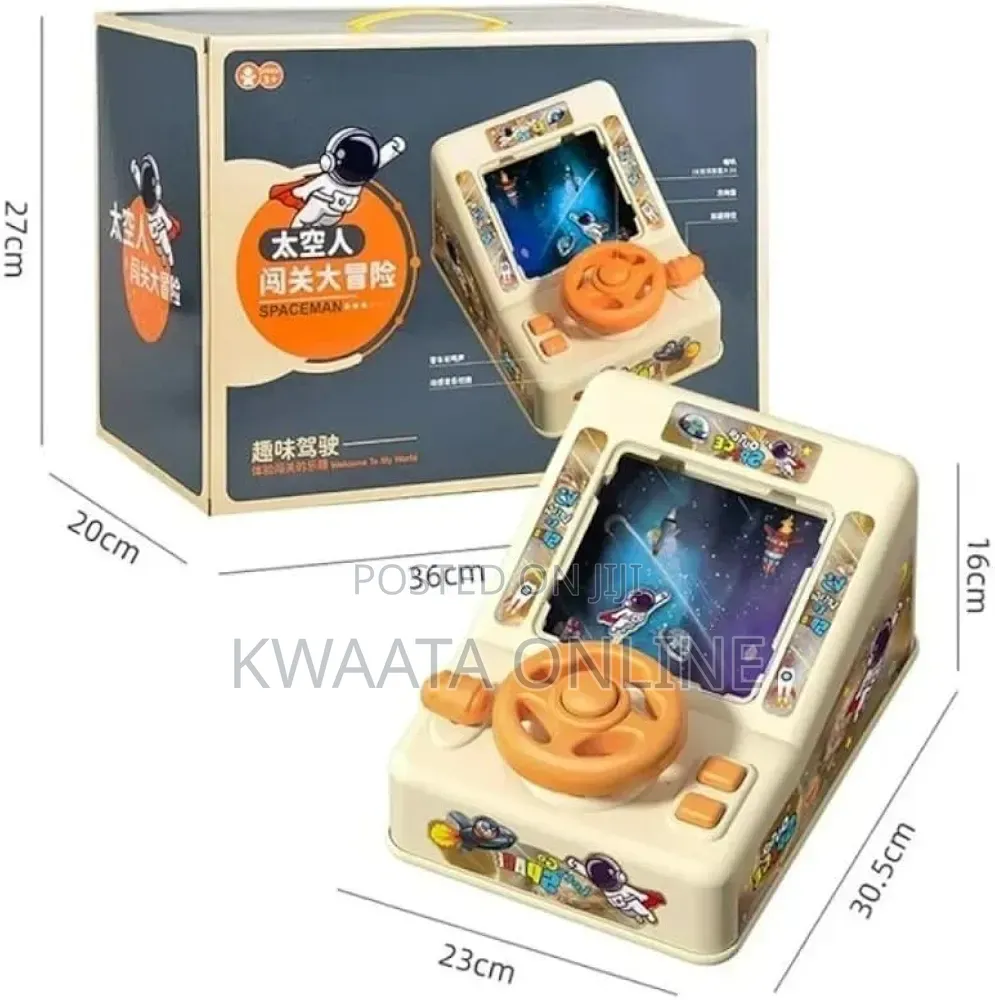 Simulation Steering Wheel Racing Space Driving Obstacle Avoidance Game