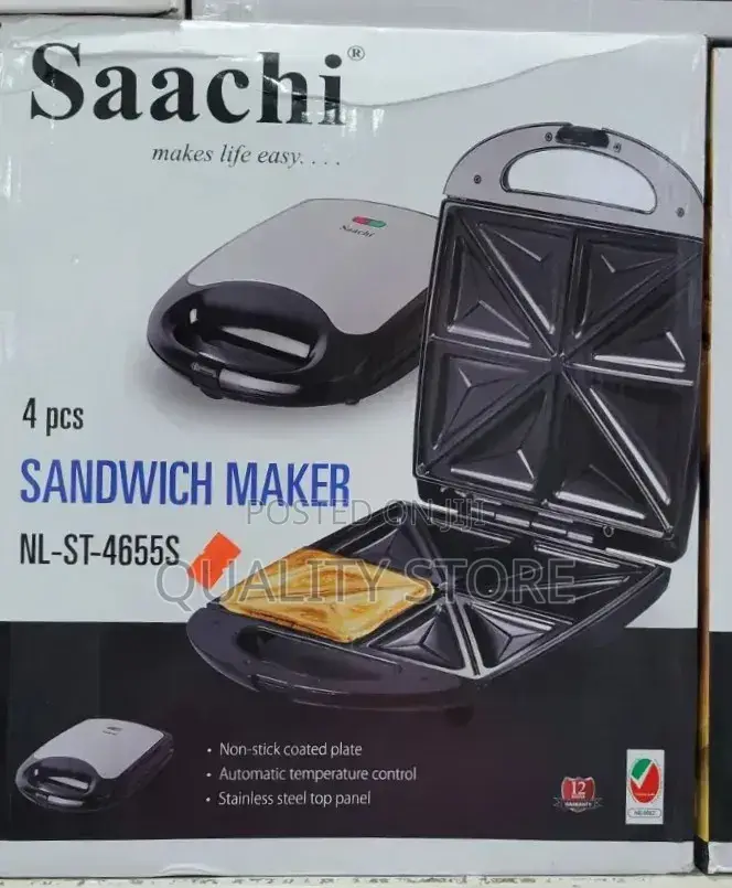Saachi Electric Sandwich Maker Nl-St-4655s