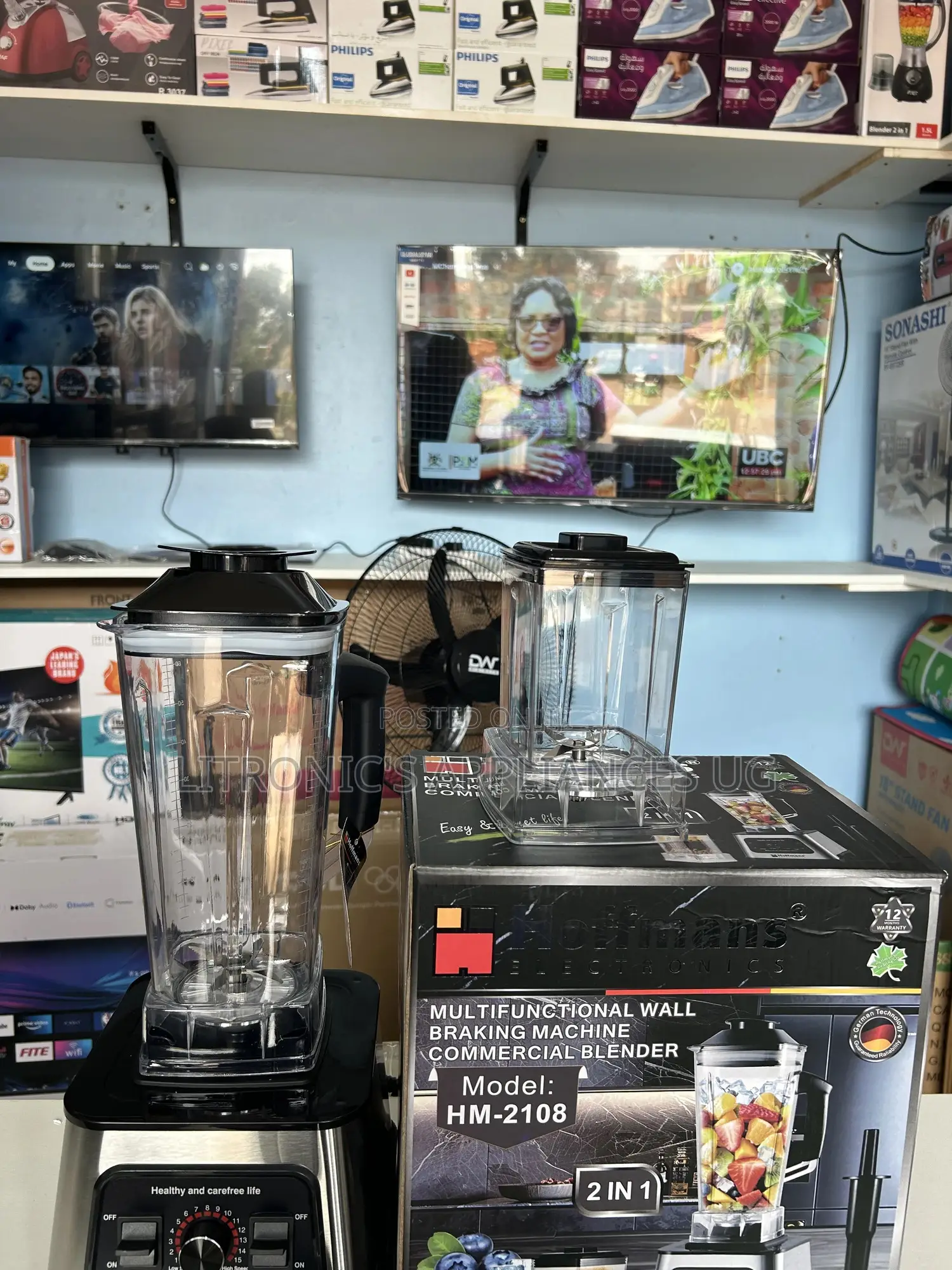 Electric Hoffman 2 in 1 Blender