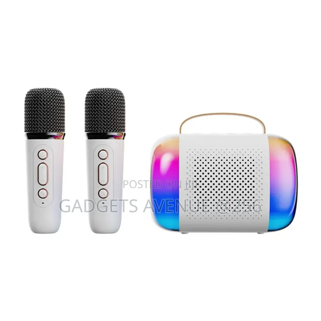 Mini Portable Bluetooth Speaker and Karaoke Machine Set