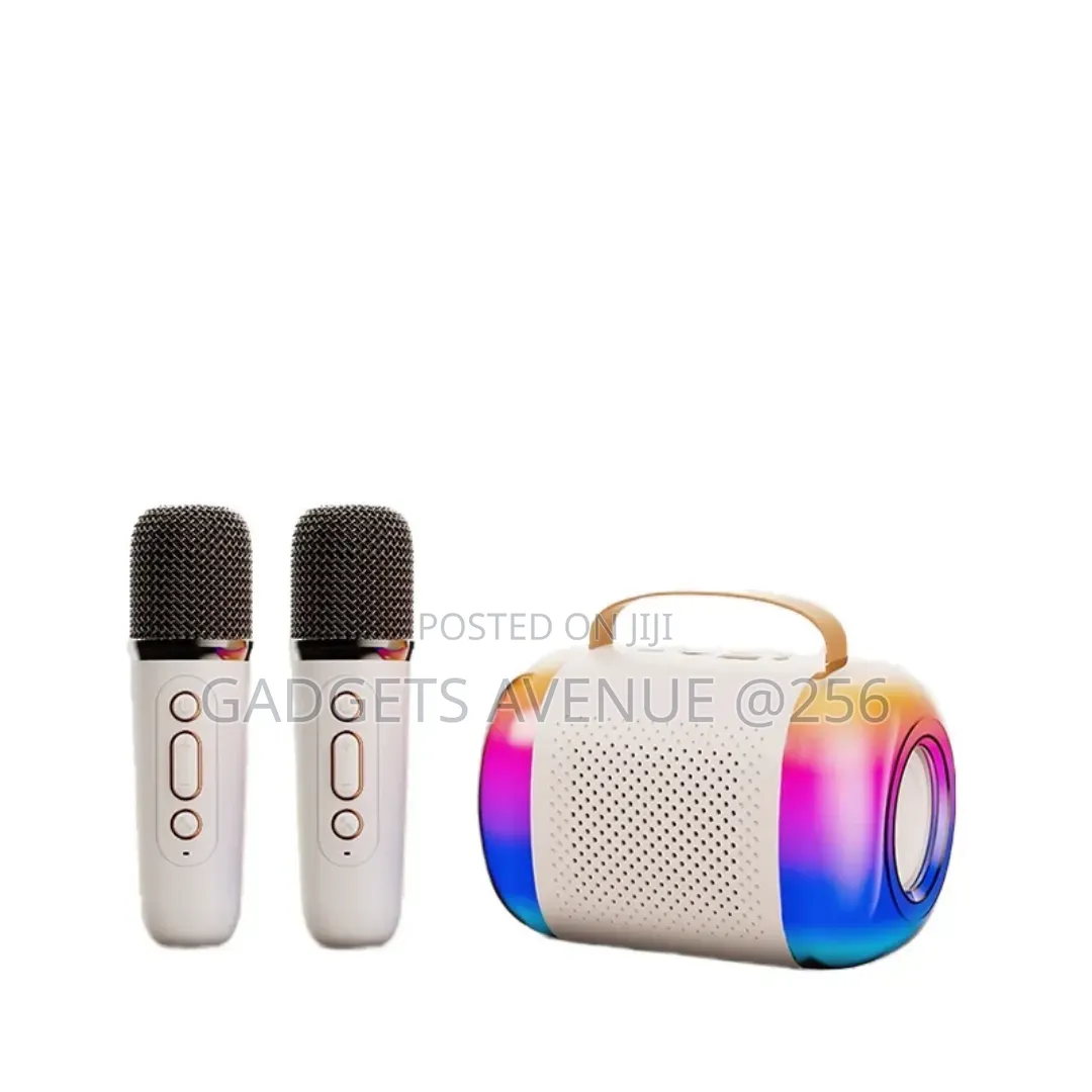 Mini Portable Bluetooth Speaker and Karaoke Machine Set