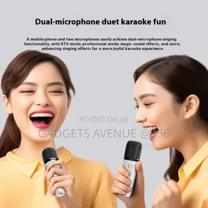 Mini Portable Bluetooth Speaker and Karaoke Machine Set
