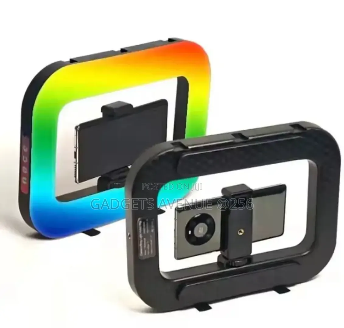 E-30 Mobile Phone Camera Fill Light Featuring RGB Lighting
