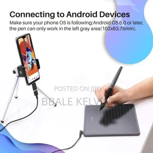 Huion Hs64 Graphics Drawing Tablet Battery-Free Stylus Android Windows