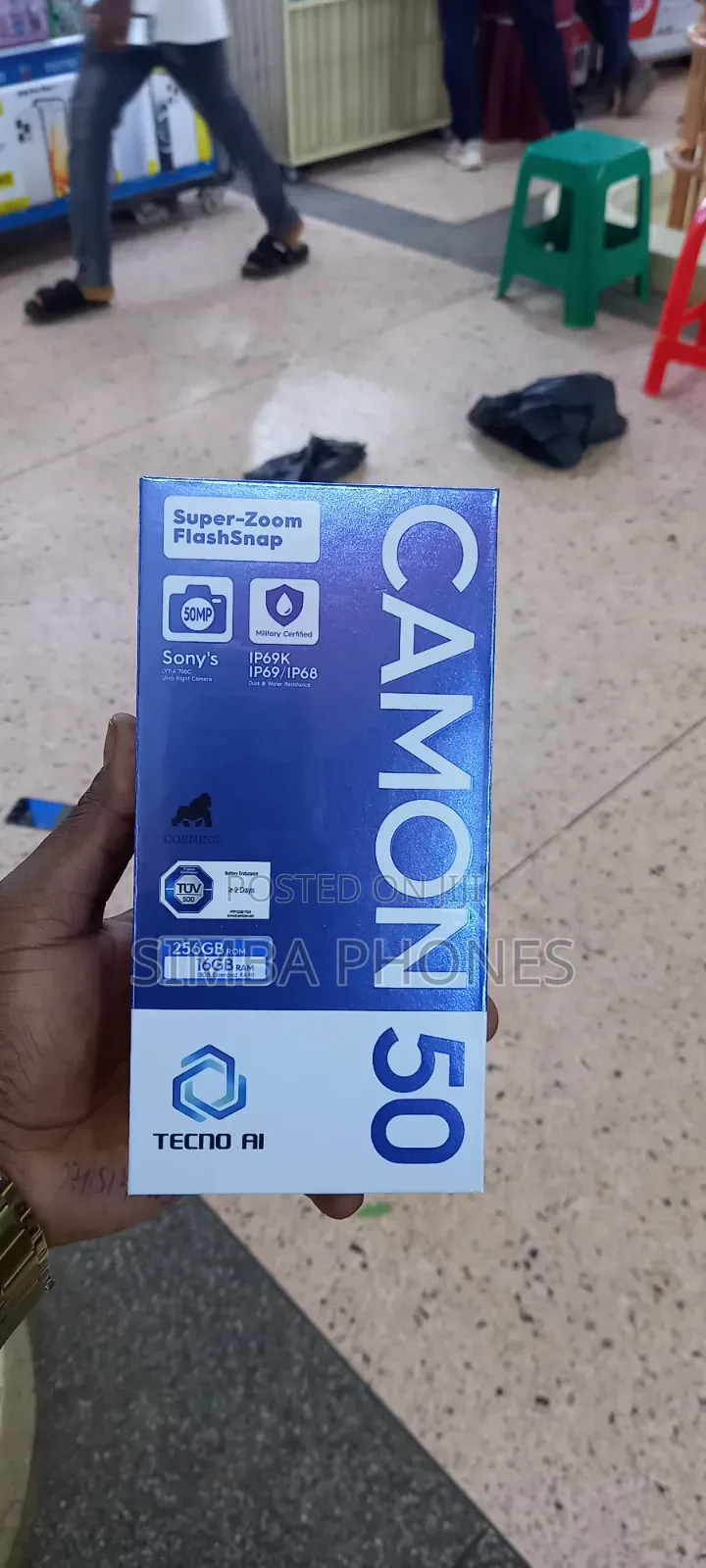 New Tecno Camon 50 256 GB Pink
