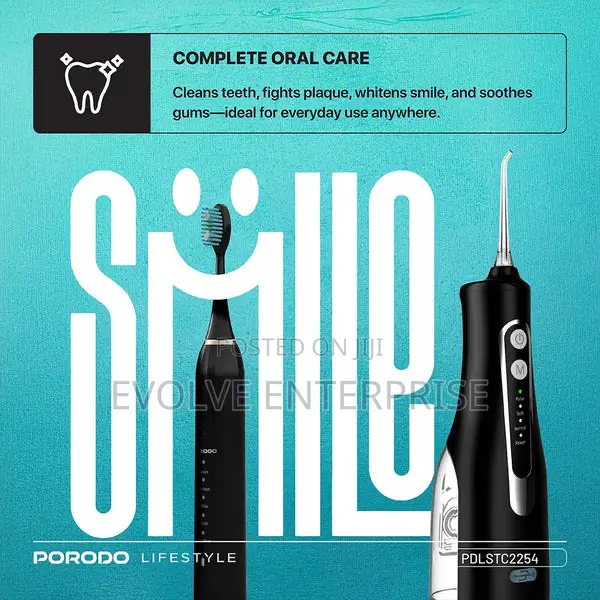 Porodo Lifestyle Oral Care Electric Toothbrush Water Flosser