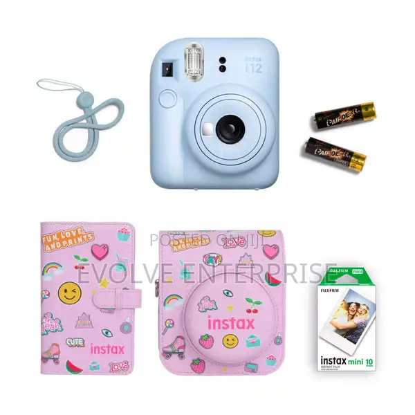 Fujifilm Instax Mini 12 Gift Box - Camera Bundle With Mini Film