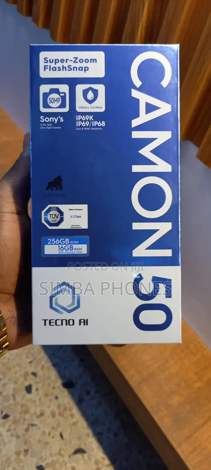 New Tecno Camon 50 256 GB Bronze