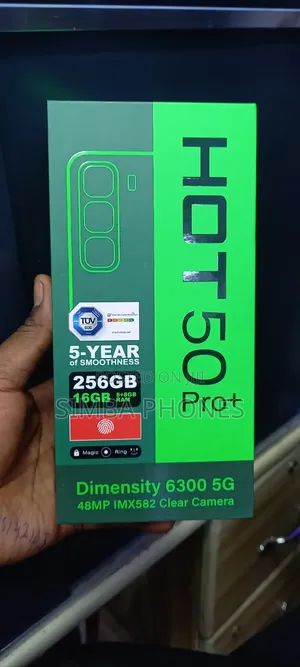 New Infinix Hot 50 Pro+ 4G 256 GB Black