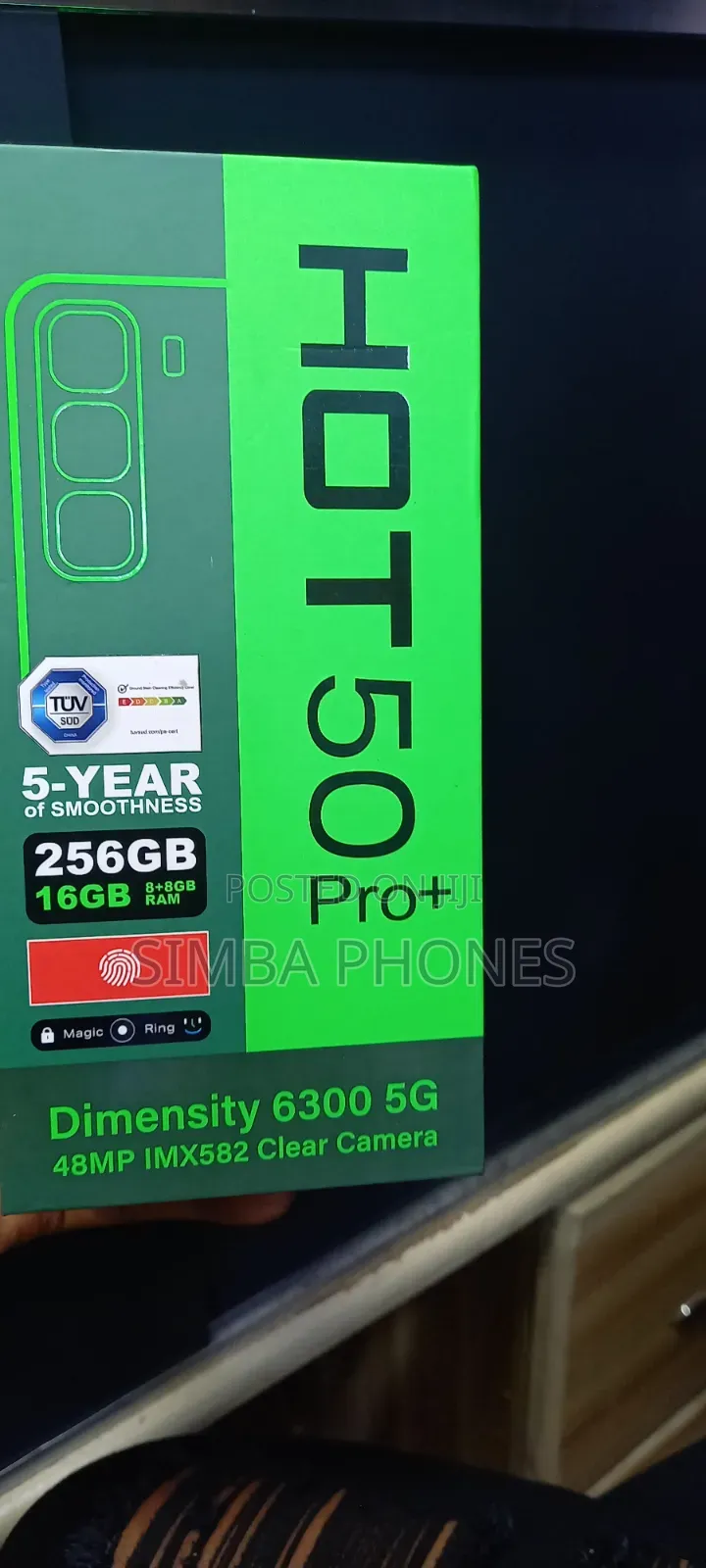 New Infinix Hot 50 Pro+ 4G 256 GB White