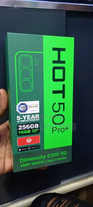 New Infinix Hot 50 Pro+ 4G 256 GB White