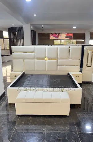 Palazzo White Gold Luxury Bed Set