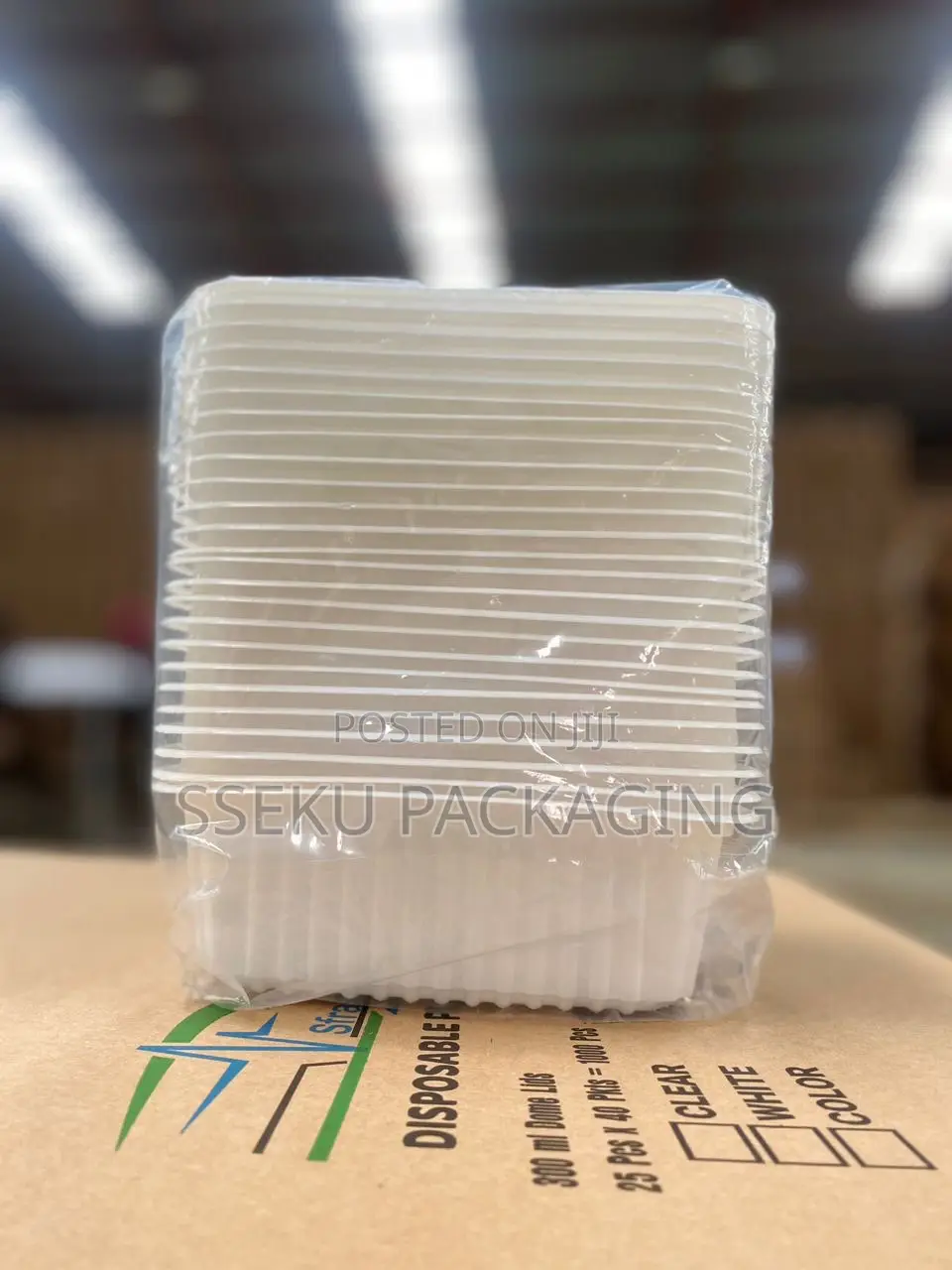 25 Pcs Of 1000mls High-quality Disposable Food Containers With Lids