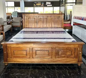 Heritage Solid Wood Panel Bed