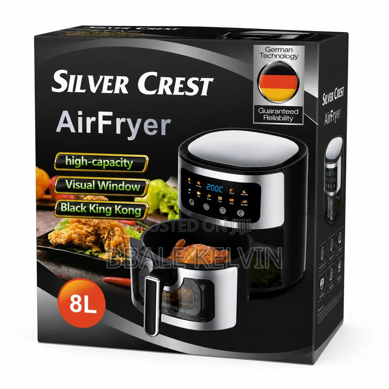 Silver Crest 8l Digital Air Fryer
