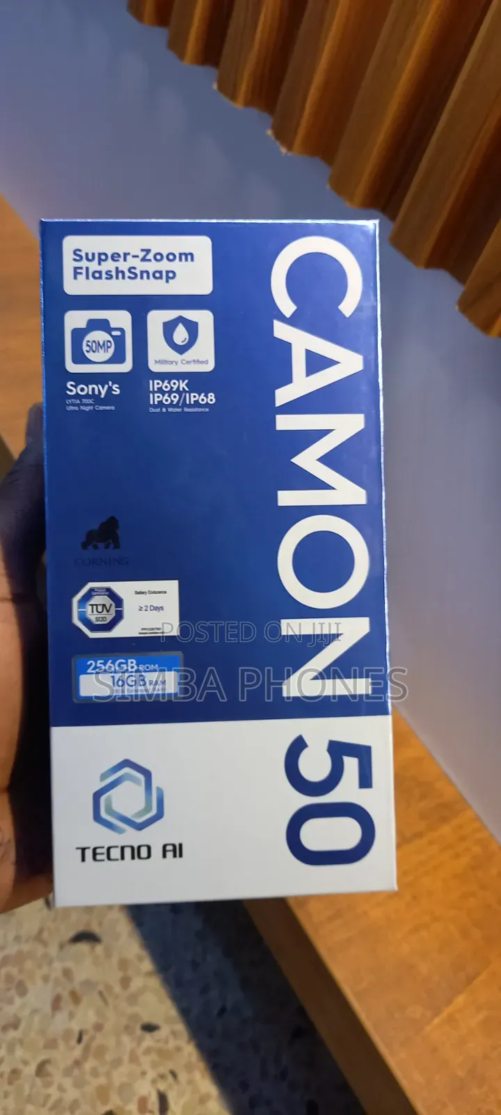 New Tecno Camon 50 256 GB White