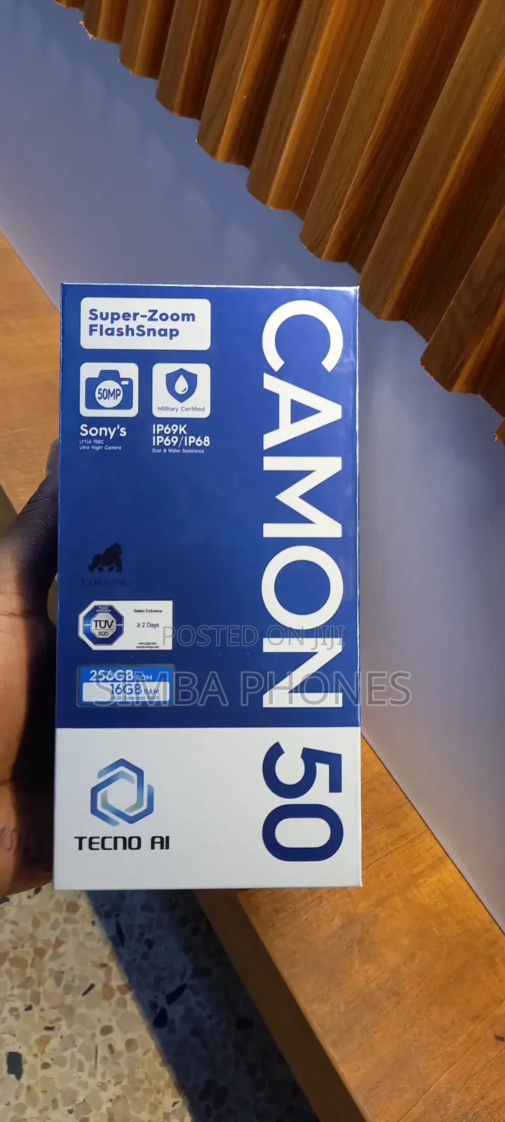 New Tecno Camon 50 256 GB White