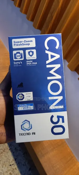 New Tecno Camon 50 256 GB Blue