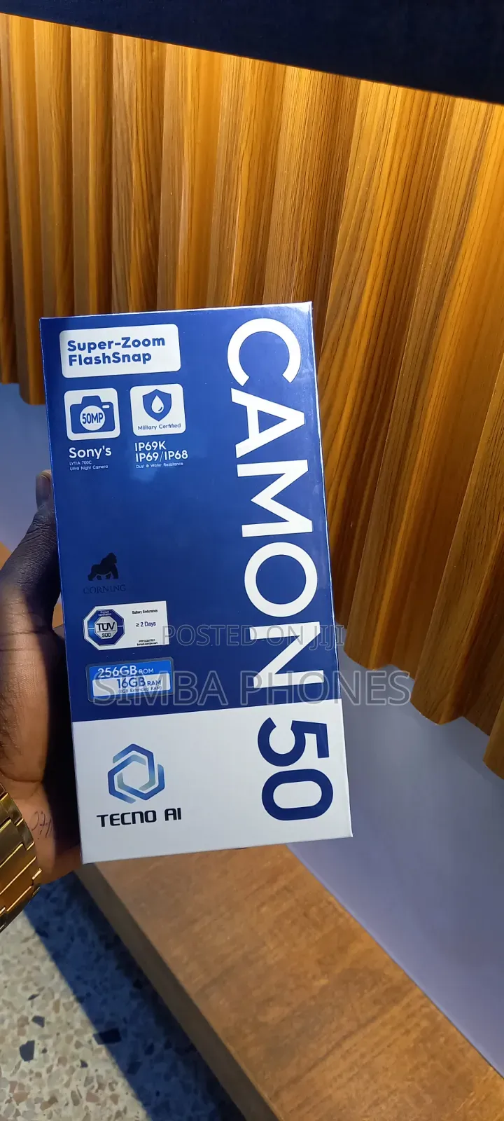 New Tecno Camon 50 256 GB Rose Gold