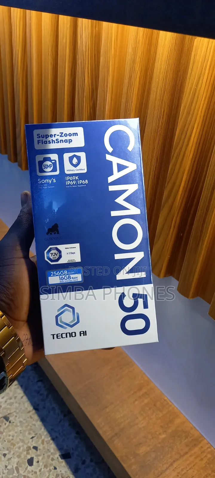 New Tecno Camon 50 256 GB Rose Gold