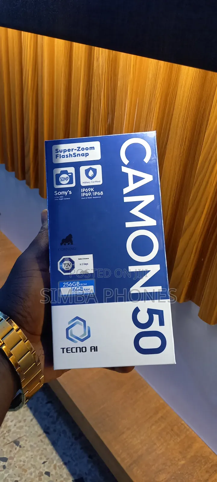 New Tecno Camon 50 256 GB Pink