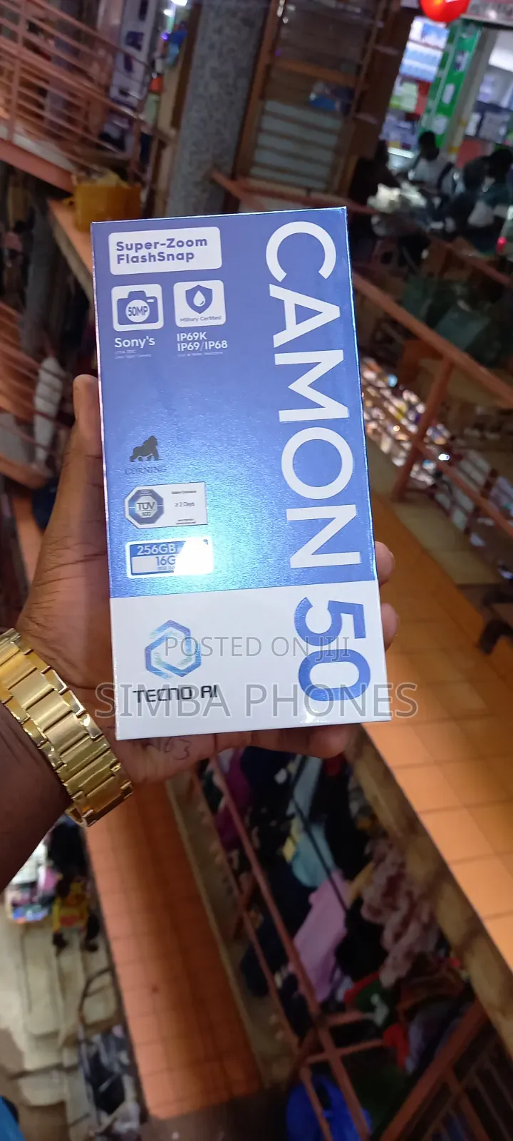 New Tecno Camon 50 256 GB Pink