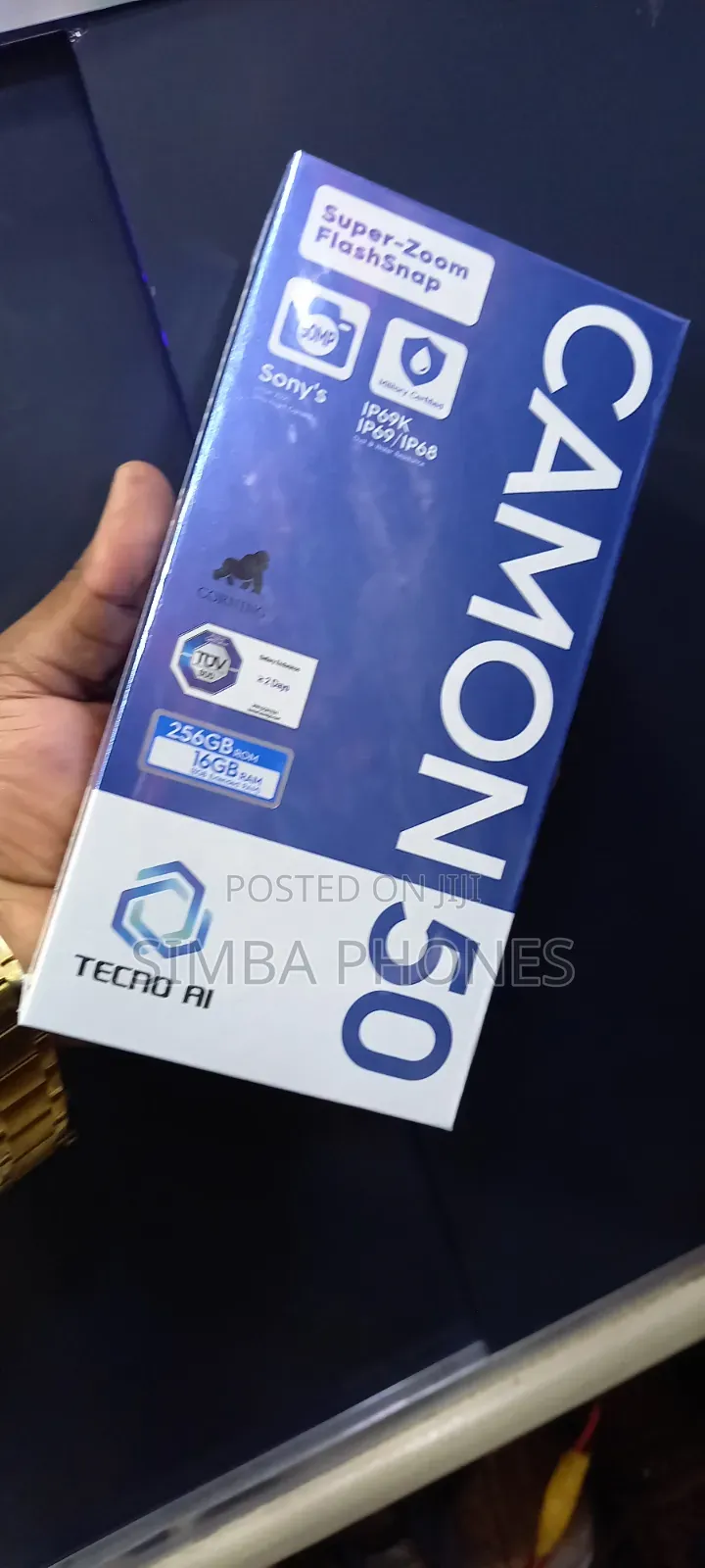 New Tecno Camon 50 256 GB Purple