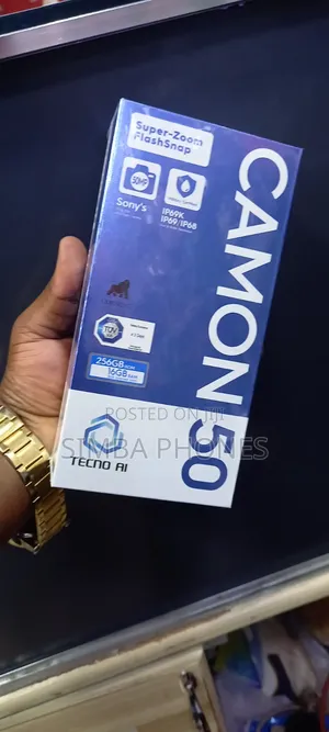 New Tecno Camon 50 256 GB Rose Gold