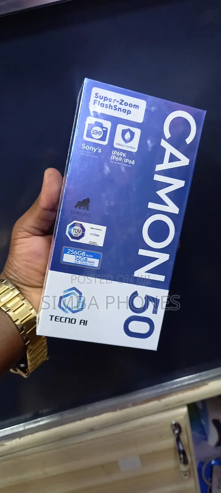 New Tecno Camon 50 256 GB Rose Gold