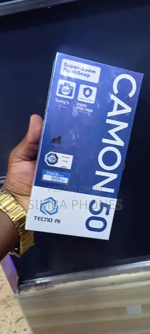 New Tecno Camon 50 256 GB White