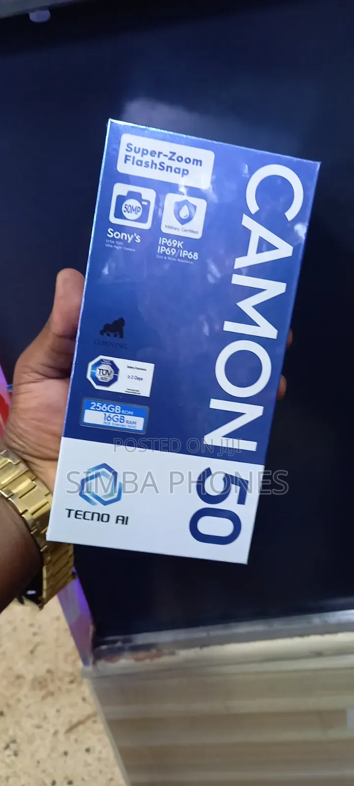 New Tecno Camon 50 256 GB White