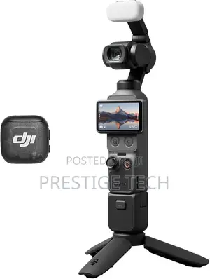 Dji Osmo Pocket 4 Creator Combo Gimbal Vlog Camera 107gb Storage Mic 3