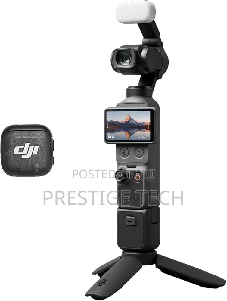 Dji Osmo Pocket 4 Creator Combo Gimbal Vlog Camera 107gb Storage Mic 3