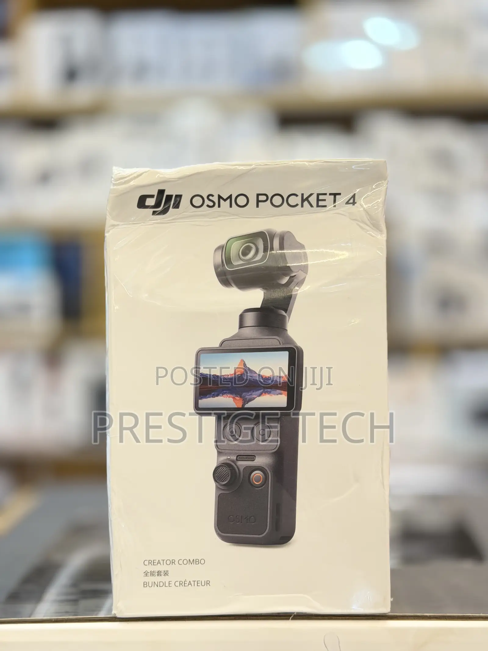 Dji Osmo Pocket 4 Creator Combo Gimbal Vlog Camera 107gb Storage Mic 3